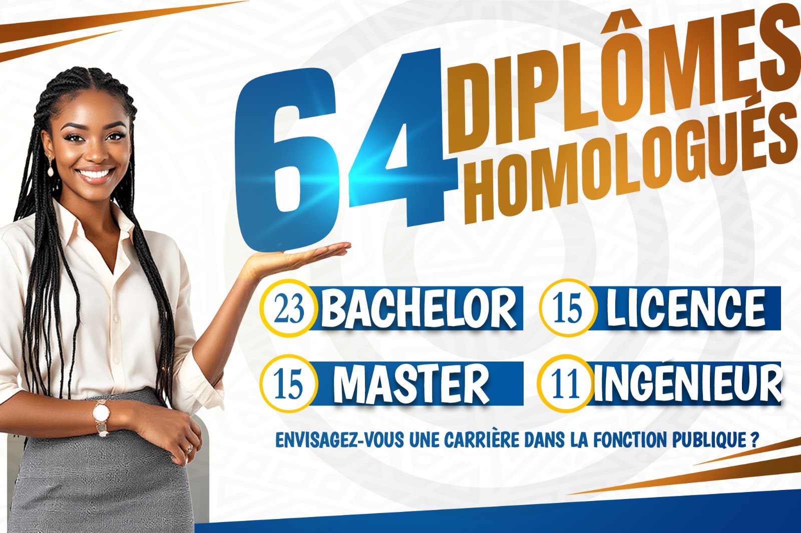 64 diplômes homologués du Groupe ITA